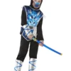 Smiffys Ninja Warrior Costume, Blue