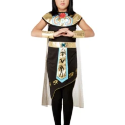 Smiffys Deluxe Egyptian Princess Costume, Black