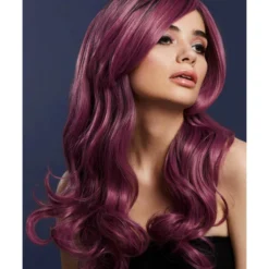 Smiffys Fever Khloe Wig, True Blend,  Mauve