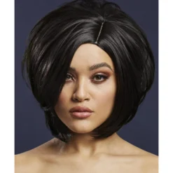 Smiffys Fever Savanna Wig, True Blend, Black