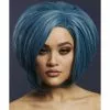 Smiffys Fever Savanna Wig, True Blend, Petrol Blue 2 Smiffys Fever Savanna Wig, True Blend, Petrol Blue -Cheap Smiffys Store 72025 5