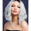 Smiffys Fever Cara Wig, Two Toned Blend, Ice Silver -Cheap Smiffys Store 72031 1