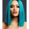 Smiffys Fever Kylie Wig, Two Toned Blend, Teal 1 Smiffys Fever Kylie Wig, Two Toned Blend, Teal -Cheap Smiffys Store 72049