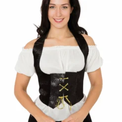 Bristol Novelty Black Velvet Corset