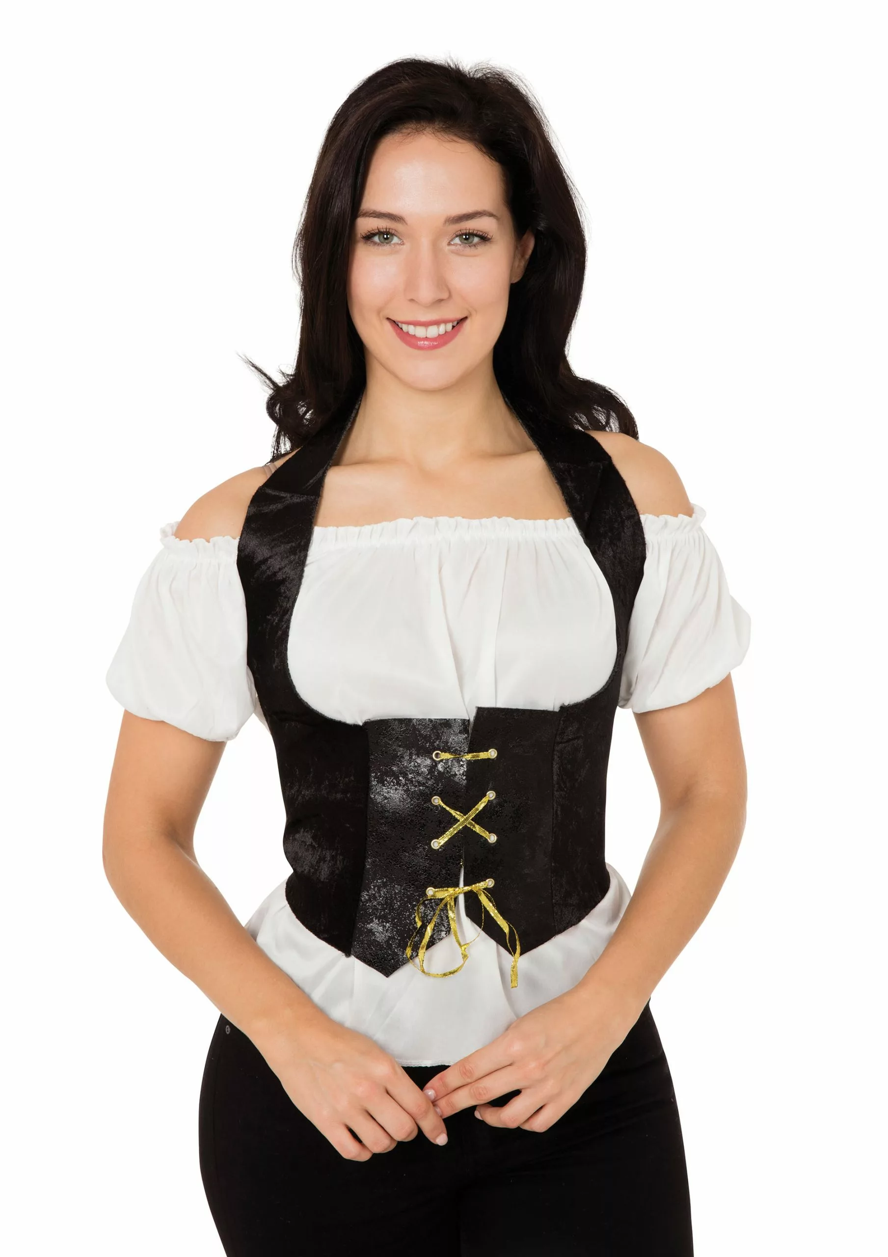 Bristol Novelty Black Velvet Corset