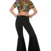 Bristol Novelty Bell Bottom Trousers (Black) 2 Bristol Novelty Bell Bottom Trousers (Black) -Cheap Smiffys Store AC78778 scaled 1