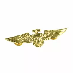 Bristol Novelty Aviator Pin Metal Gold