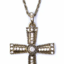 Bristol Novelty Cross Jewelled Necklace