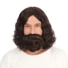Bristol Novelty Hippy/Jesus Wig + Beard Set -Cheap Smiffys Store BW581