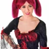 Bristol Novelty Steampunk Wig (Burgundy)
