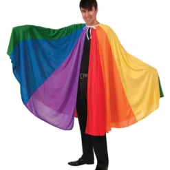 Bristol Novelty Rainbow Cape (Long)