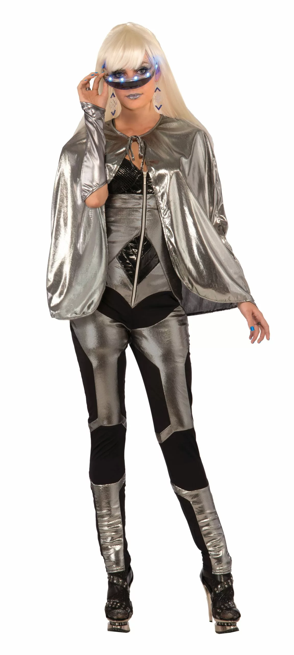 Bristol Novelty Fantasy Cape (Silver)