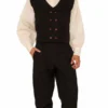 Bristol Novelty Steampunk Black Vest 1 Bristol Novelty Steampunk Black Vest -Cheap Smiffys Store X76368 3 scaled 1