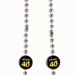 Bristol Novelty 40th Birthday Necklace